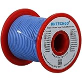 BNTECHGO 18 Gauge Silicone Wire Spool 50 ft Blue Flexible 18 AWG Stranded Tinned Copper Wire