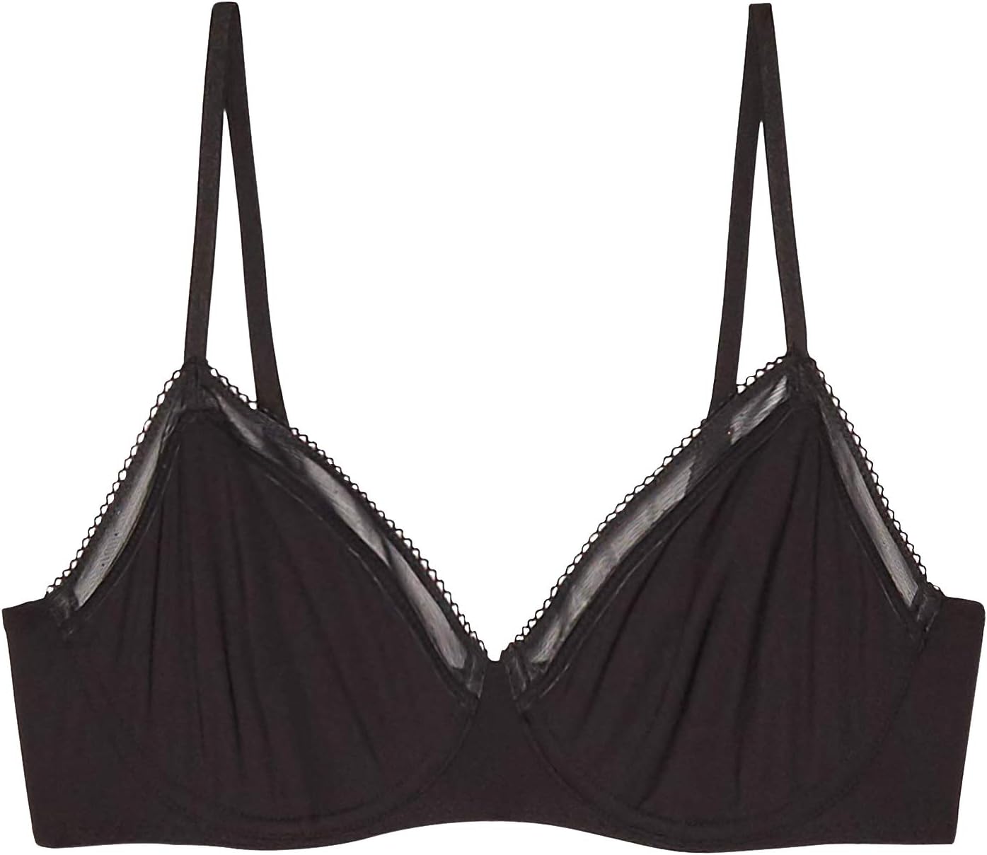 Savage X Women's Unlined Microfiber Demi Cup Bra
