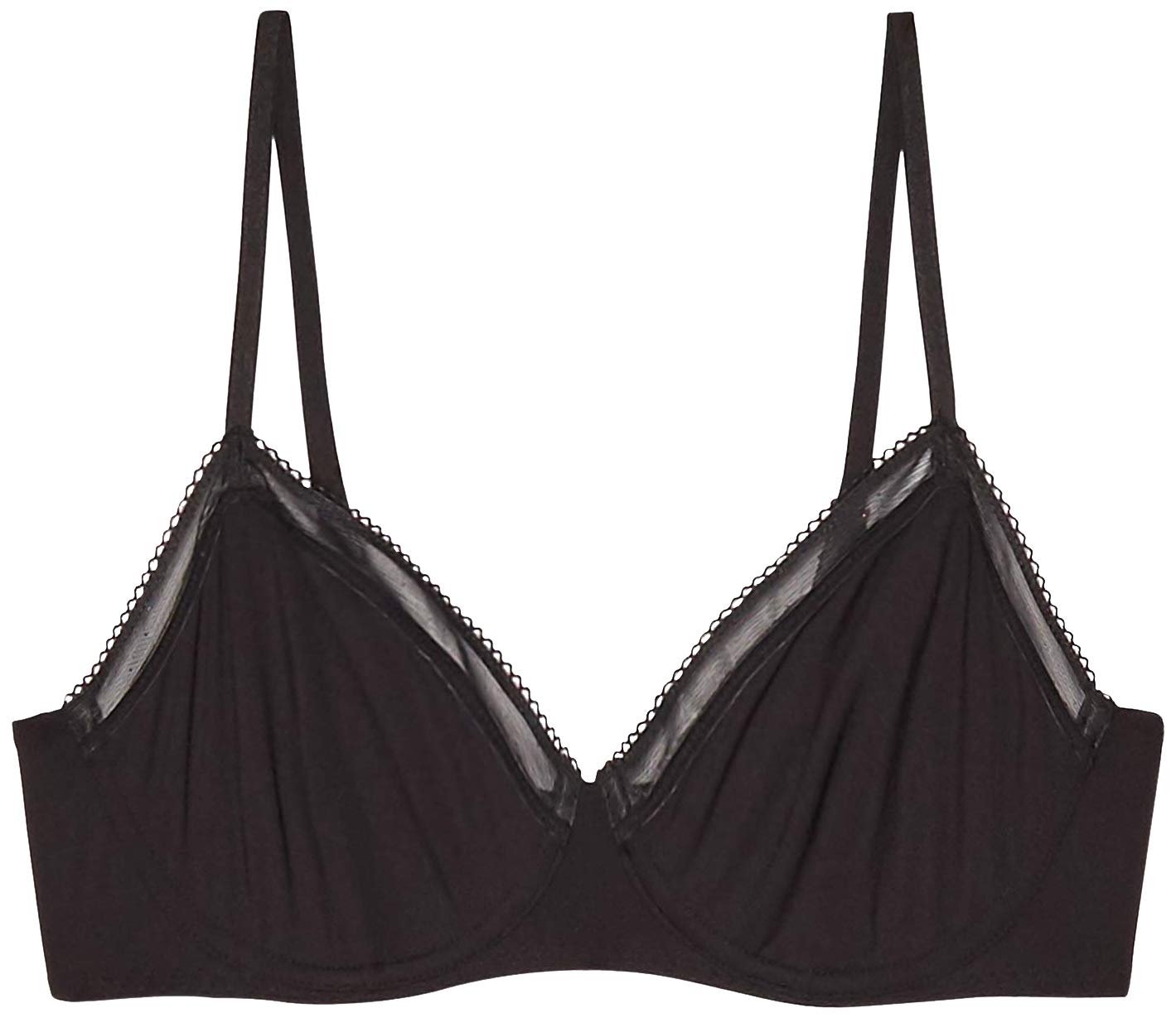 Savage X Women's Unlined Microfiber Demi Cup Bra