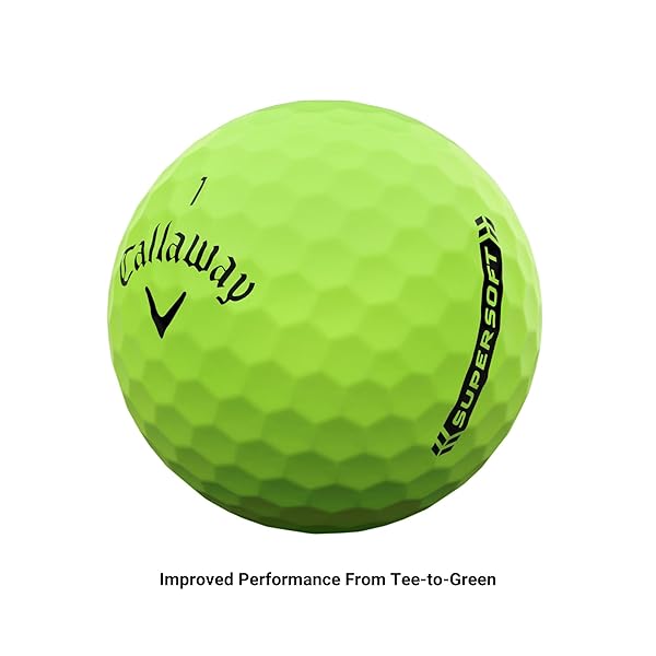 CALLAWAY GOLF SUPERSOFT GOLF BALLS (2023, GREEN)
