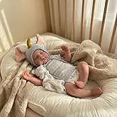 Realistic Reborn Baby Dolls-19 inch Sleeping Lifelike Newborn Baby Dolls, Soft Cloth Body for Kids Age 3 +