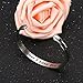 Milamiya Remember I Love You Mom' Cuff Bangle Bracelets from Mom and Daughter Birthdays (mom Silver)