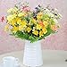 Riverbyland Artificial Daisy Flowers Assorted Colors Bunches of 8