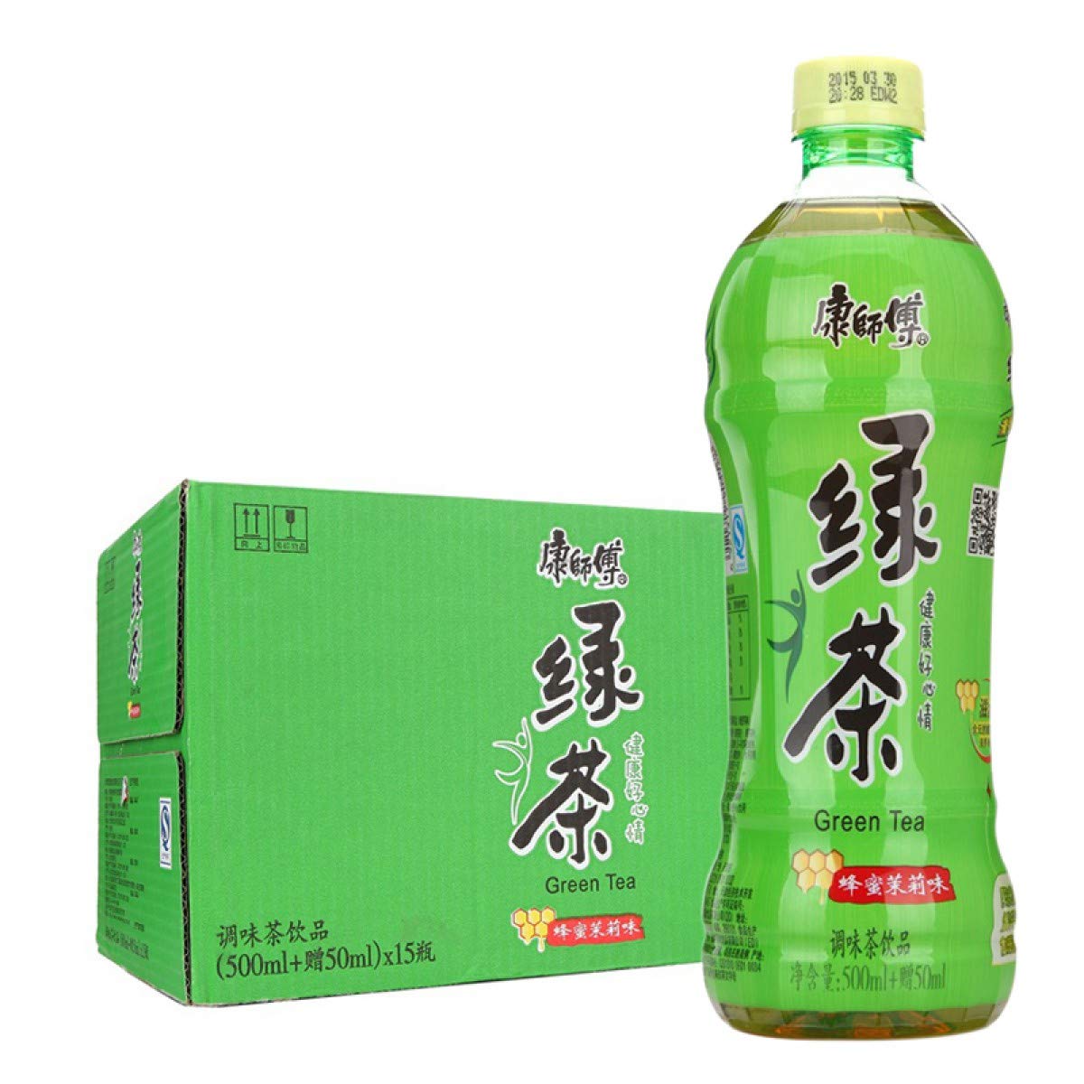 康师傅绿茶蜂蜜茉莉味, Kang Shi Fu Green Tea and Honey Jasmine Drink