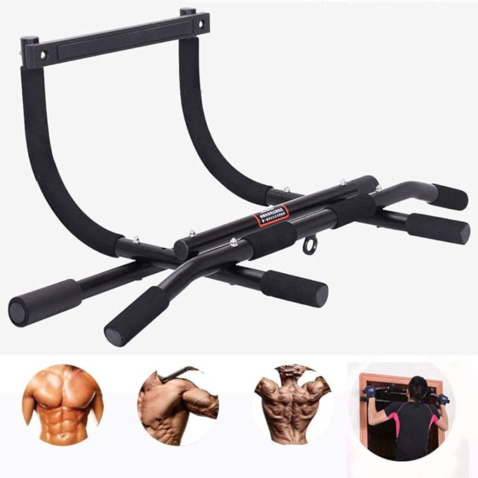 HFSKJWI Pull Up Bar,PullUp Bar Doorway for Indoor Use NonPerforated NonSlip Foam