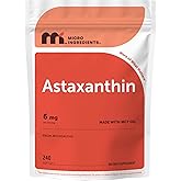 Micro Ingredients Astaxanthin 6mg with MCT Oil, 240 Softgels | Premium Astaxanthin Antioxidant Supplements* | Fresh Microalgae Source | Triple Strength, Non-GMO, Gluten Free, No Soy