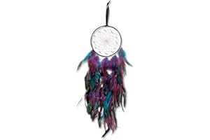 Bototack Purple&Blue Dream Catchers, Handmade Native American Feather Dreamcatcher Indian Wall Hanging Ornament Blessing Gift for Kids Bedroom Party Decoration