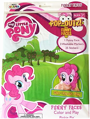 My Little Pony Pop-Outz! Funny Faces Color and Play (Pinkle Pie)