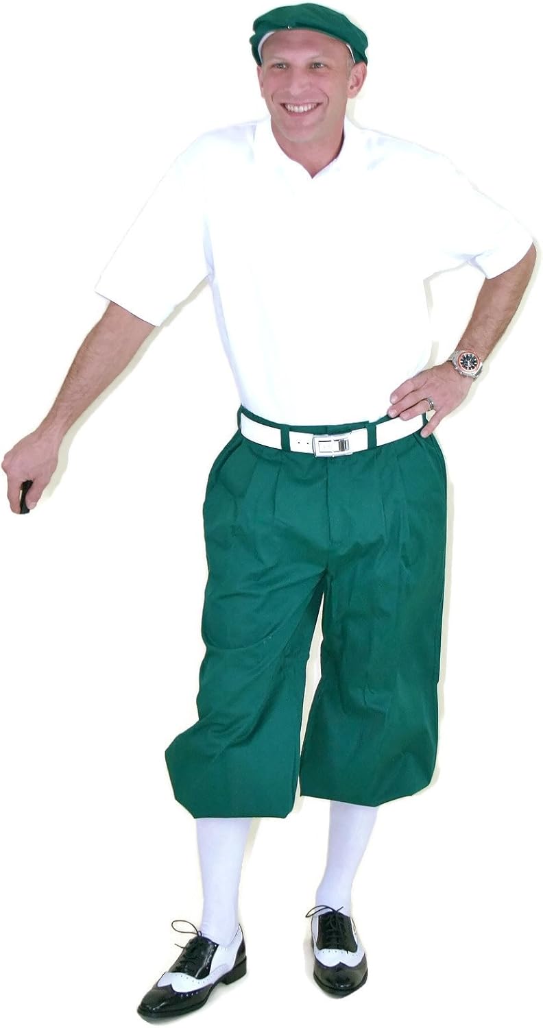 green and white outfit