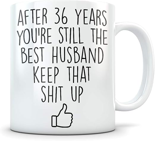 36th wedding anniversary gift for husband