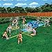 Inflatable Sprinkler Park Kids This Big Portable Kiddie Blow Up Above Ground Long Water slide Is Great For Toddlers, Children, Boys, Girls, Aqua Splash To Have Outdoor Water Fun With All Family.