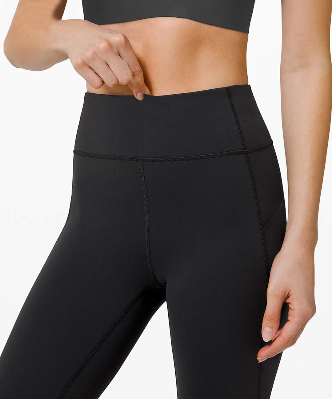 PHISOCKAT High Waist Yoga Pants with Pockets, Tummy Control Leggings for Women, Workout 4 Way Stretch Yoga Capris Leggings: Clothing