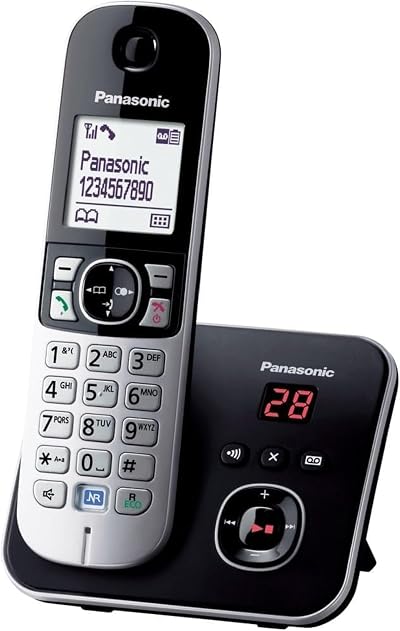 Panasonic KX-TG6821EB Single DECT Cordless Telephone with Answer Machine
