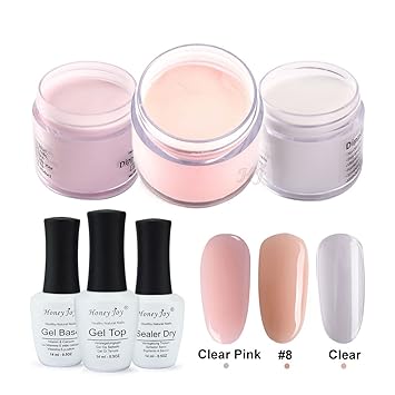 Dip Powder Nails Colors 6 in 1 tool kits 28g box nude pink dipping powder without lamp cure nails