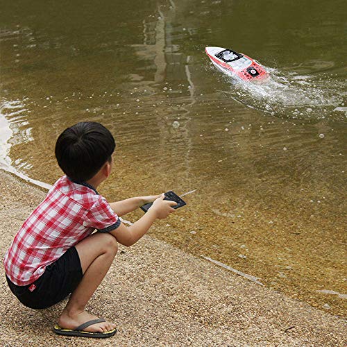 QWERTOUR Mini RC Boote Kinder funkgesteuerte Boote Speedboat im Freien RC Schiff Sommer-Spielzeug für Kinder erstellen… – Bild 8