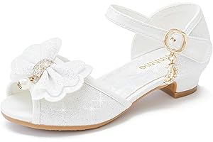 Osinnme Toddler Little Big Kid Girls Wedding Sandals