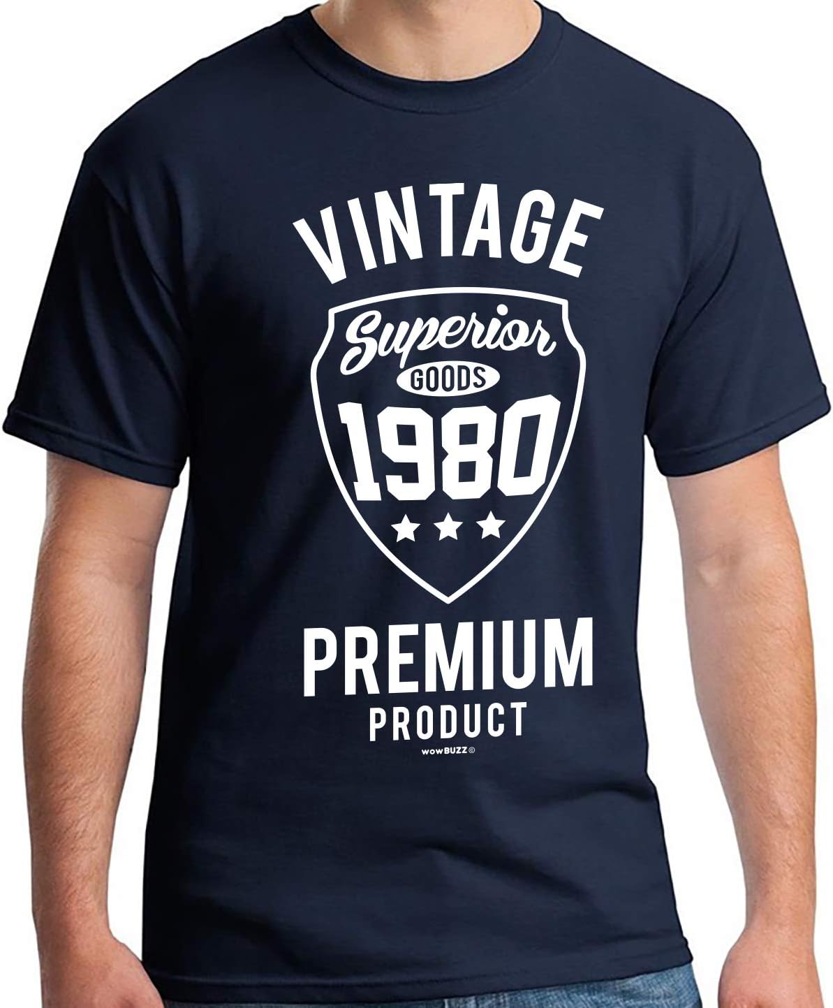 40th Birthday Gifts for Men Vintage Premium 1980 T-Shirt
