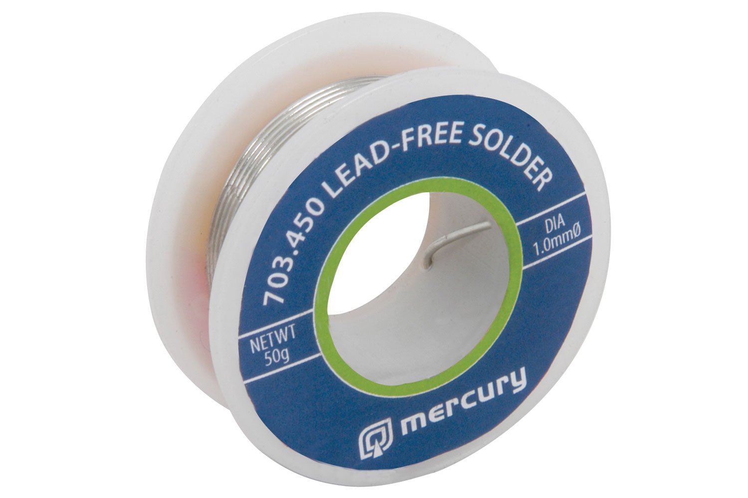 Lead-free solder | 1.0mmØ, 50g, 7.5m reel