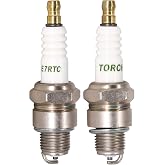PK2 TORCH E7RTC Spark Plug for NGK 7022 BPR6HS 6422 BPR7HS Toro 121-4199 | for CHAMPION RL82YC QL82YC Spark Plug, for DENSO W22FPR-U Spark Plug, for BOSCH W225T7 WR6BC WR5BC,OEM