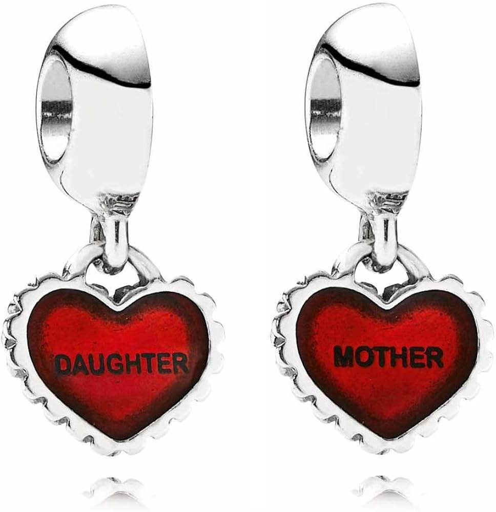 Pandora en27 Madre E Figlia Pendente Cuore Ciondolo Amazon It Gioielli
