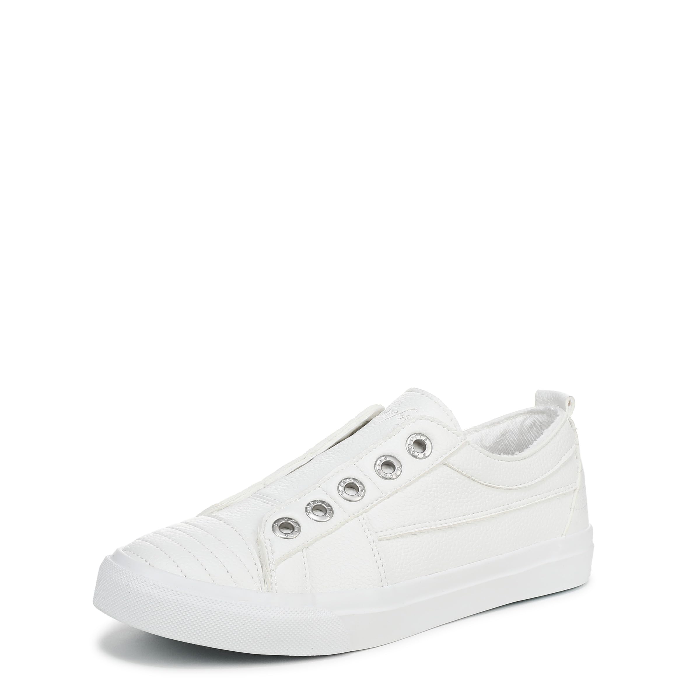 Blowfish Malibu Women's Play Sneaker White Faux Leather 10 W Image