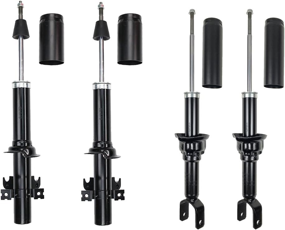 MGPRO Set Of 4 Complete Front Right+Left Side Gas Strut Shock Absorber For 89-91 CRX Civic Sedan Hatchback