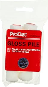 ProDec 2 Pack 4in Gloss Mohair Mini Paint Rollers for Smooth Finish view 2