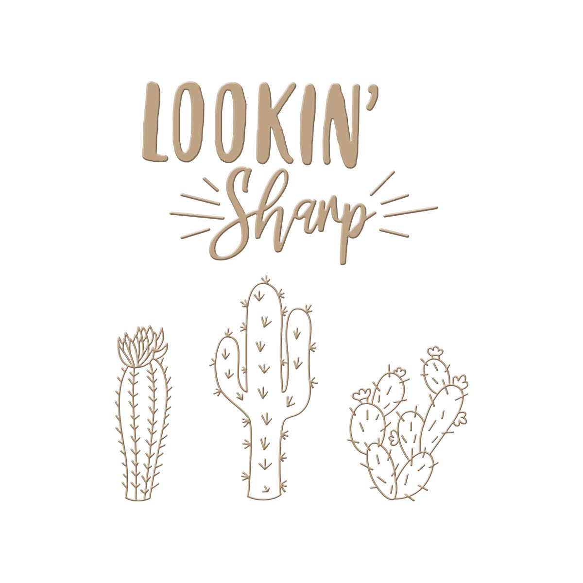 Spellbinders Glimmer Hot Foil Plate - Lookin' Sharp