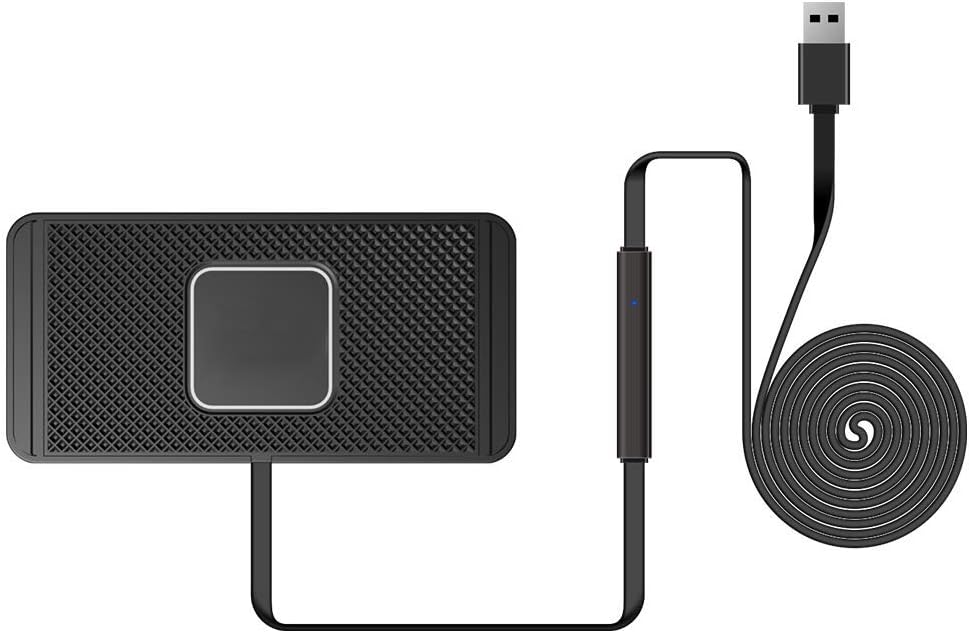 C1 Wireless Car Charger Mat Car Wireless Charging pad 2 in 1 Dashboard