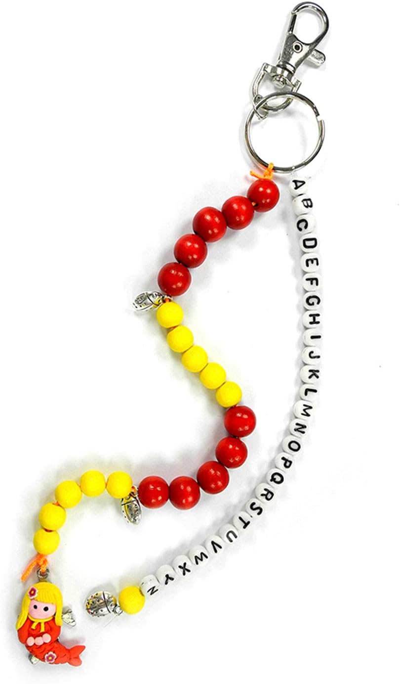 Pracht Creatives Hobby 5935-12241 Calculation Chain with Keyring to Decorate Yourself, Ladybug