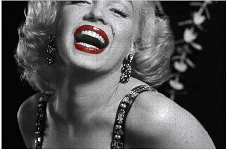 Amazon Co Jp マリリンモンロー Marilyn Monroe マリリンモンロー Marilyn Monroe大きな木製のジグソーパズル ユニークな正方形のピースの形大人および10歳以上の子供に最適75cmx50cm 1000pc ホーム キッチン