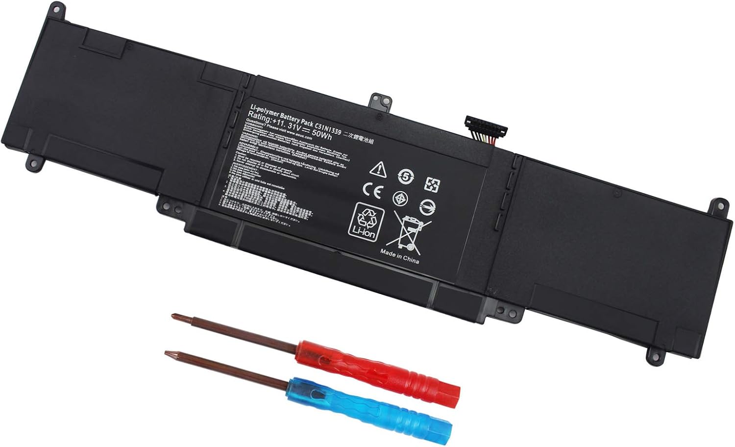 C31N1339 Battery for Asus ZenBook UX303UB UX303LN Q302L Q302LA Q302LG UX303 UX303L UX303LA UX303LN UX303LB UX303LNB UX303UA Q302LA-BHI3T09 0B200-00930000 50WH