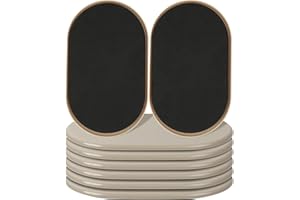 Kayzn 8 Pack Furniture Sliders, 9-1/2" x 5-3/4" Large Furniture Sliders for Carpeted Floors, Reusable Moving Pads Sliders for Heavy Furniture - Effortless Moving and Surface Protection