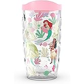 Tervis Disney - Princess Paradise Made in USA Double Walled Insulated Tumbler Travel Cup Keeps Drinks Cold & Hot, 10oz Wavy, Classic