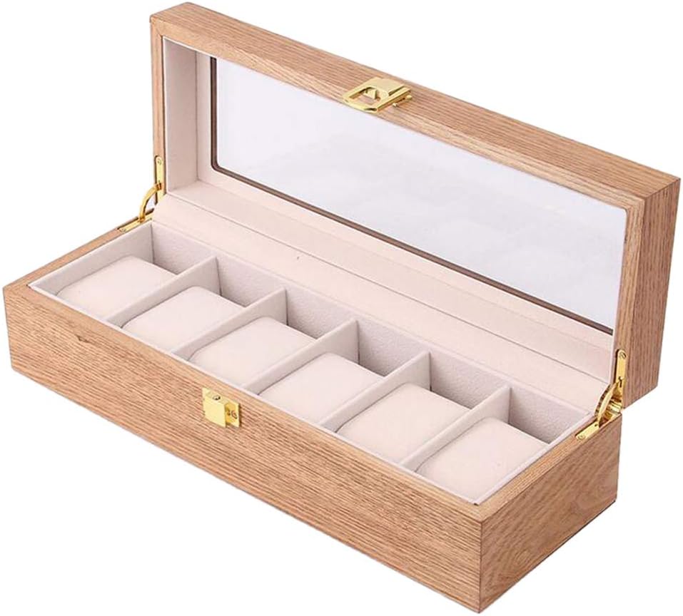 CUUYQ Madera Cajas para Relojes, Estuche para Relojes con ...