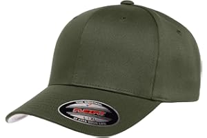 THE HAT PROS Flexfit Wooly Combed Premium 6-Panel Structured Baseball Cap | Stretch Fitted | Bulk Pack Available