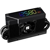 Thermalright HR10 2280 PRO Digital Black- High-Performance Solid-State Hard Disk Radiator Equipped with 4x5mm AGHP Heat Pipe, ARGB Digital Display, Small Fan Cooling, SSD Heatsink Cooling