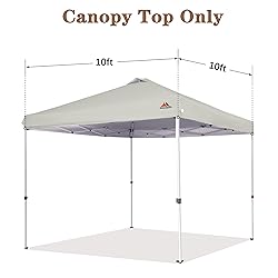 SCOCANOPY Replacement Top with Air Vent for 10x10