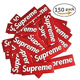 Jelacy 150 pcs Supreme Stickers Waterproof and Oil proof Sticker
