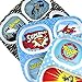 Bumkins DC Comics Superman Divided Plate, Melamine Tray Plate, Toddler, Kids, BPA Free, Stackable, Dishwasher Safe
