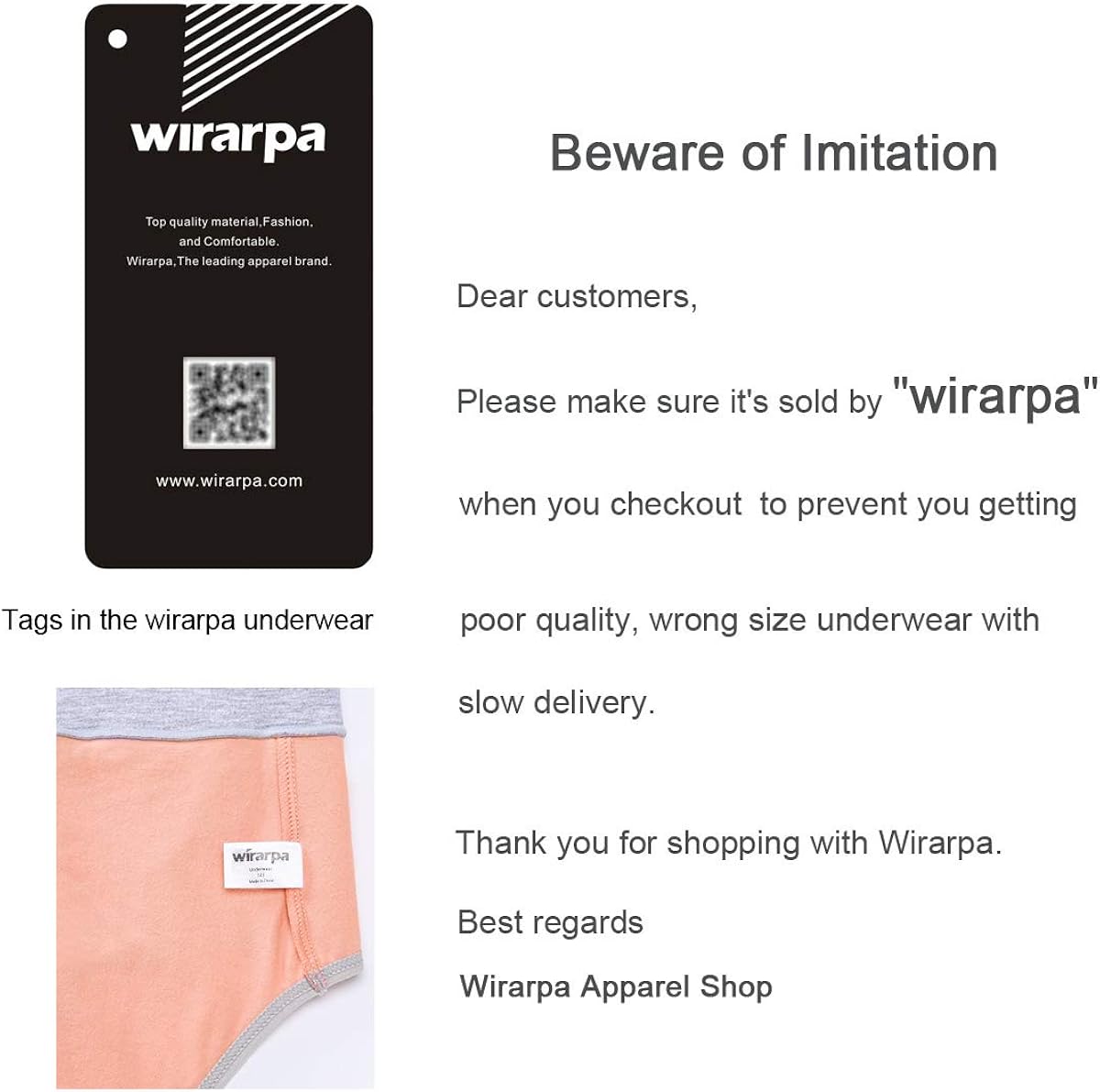 wirarpa Women's Cotton Underwear High Waist Stretch Briefs Soft Underpants Breathable Ladies Panties 4 Pack at  Women’s Clothing store