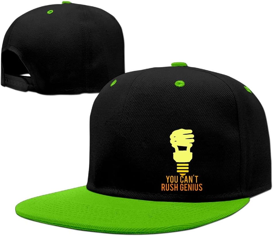 Kooiico Men&women You Can't Hurry Genius Lightbulb Jogging Caps Hats Adjustable