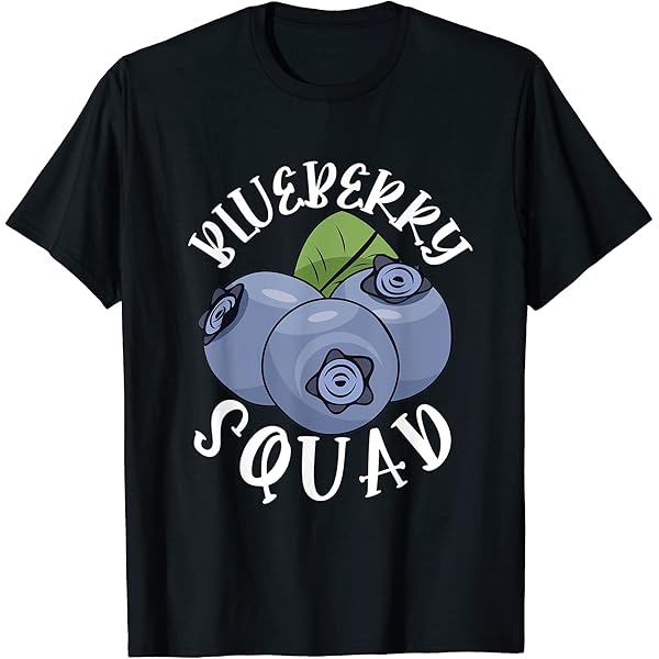 Amazon.com: Blueberry Fruit - Blueberry Squad T-Shirt : Clothing