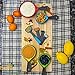 Silicone Whisk - Collapsible Measuring Cups and Spoons - Baking Spatula - 10 Piece Set - Cooking Kitchen Utensils