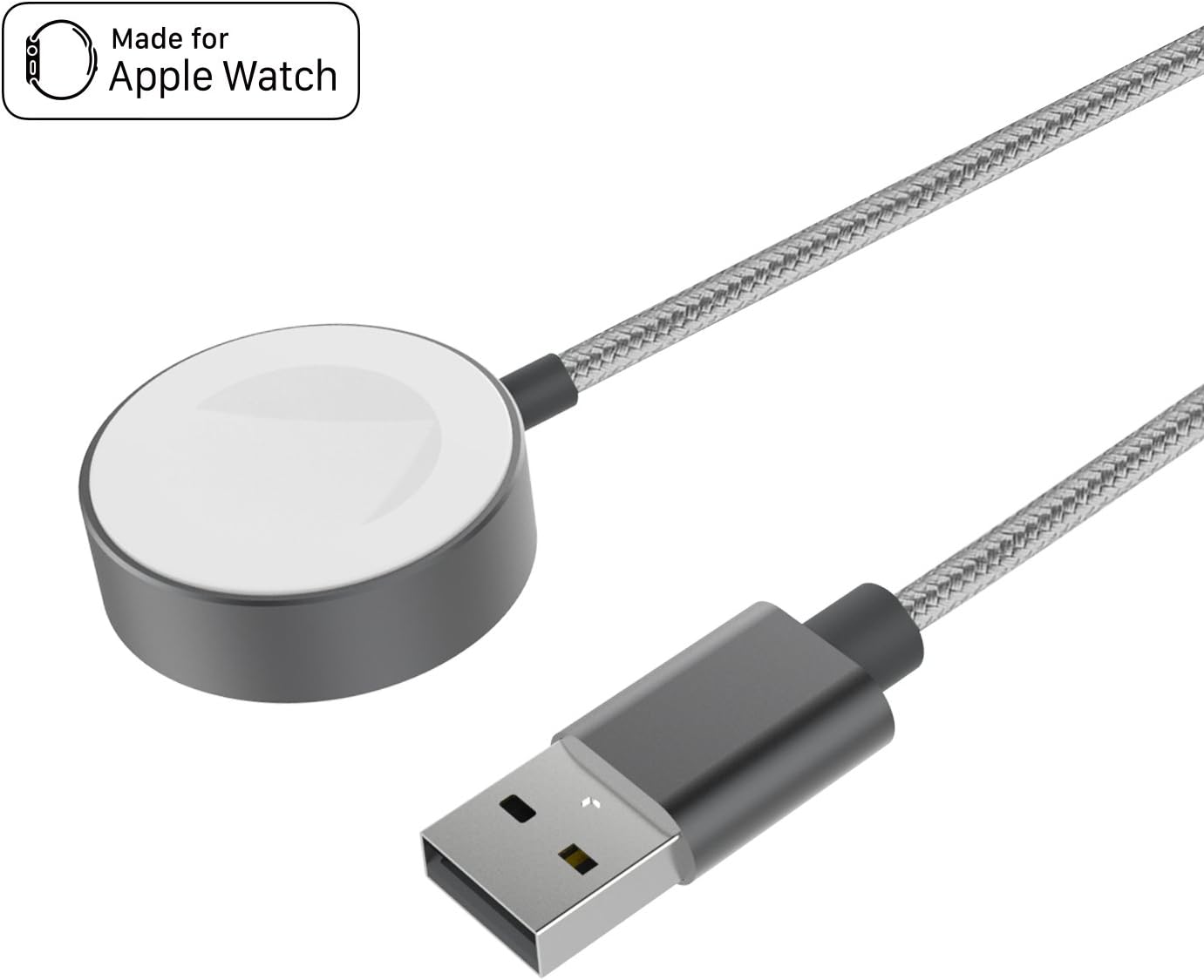 Apple Watch Charger, GLAWEE Apple Watch Charging Cable 1.3M for Apple Watch Series 4 3 2 1 [ Apple MFi Certified ]