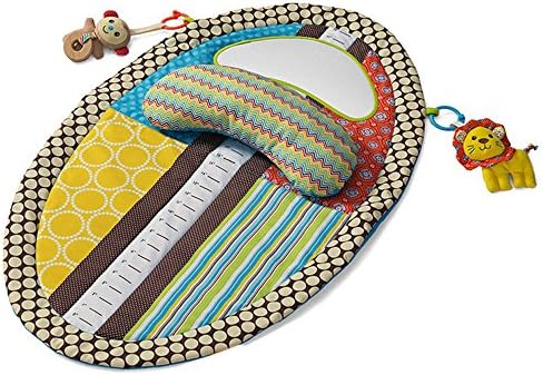 Sozzy Newborn Baby Cloth Mirrow Cartoon Gym Mat for 0-3years