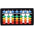 Seaskyer Mini 7 Columns Plastic Abacus Soroban Arithmetic Mathematic Calculating Education Tool with Colorful Beads.12cm (4.8in) x 6cm (2.4in)