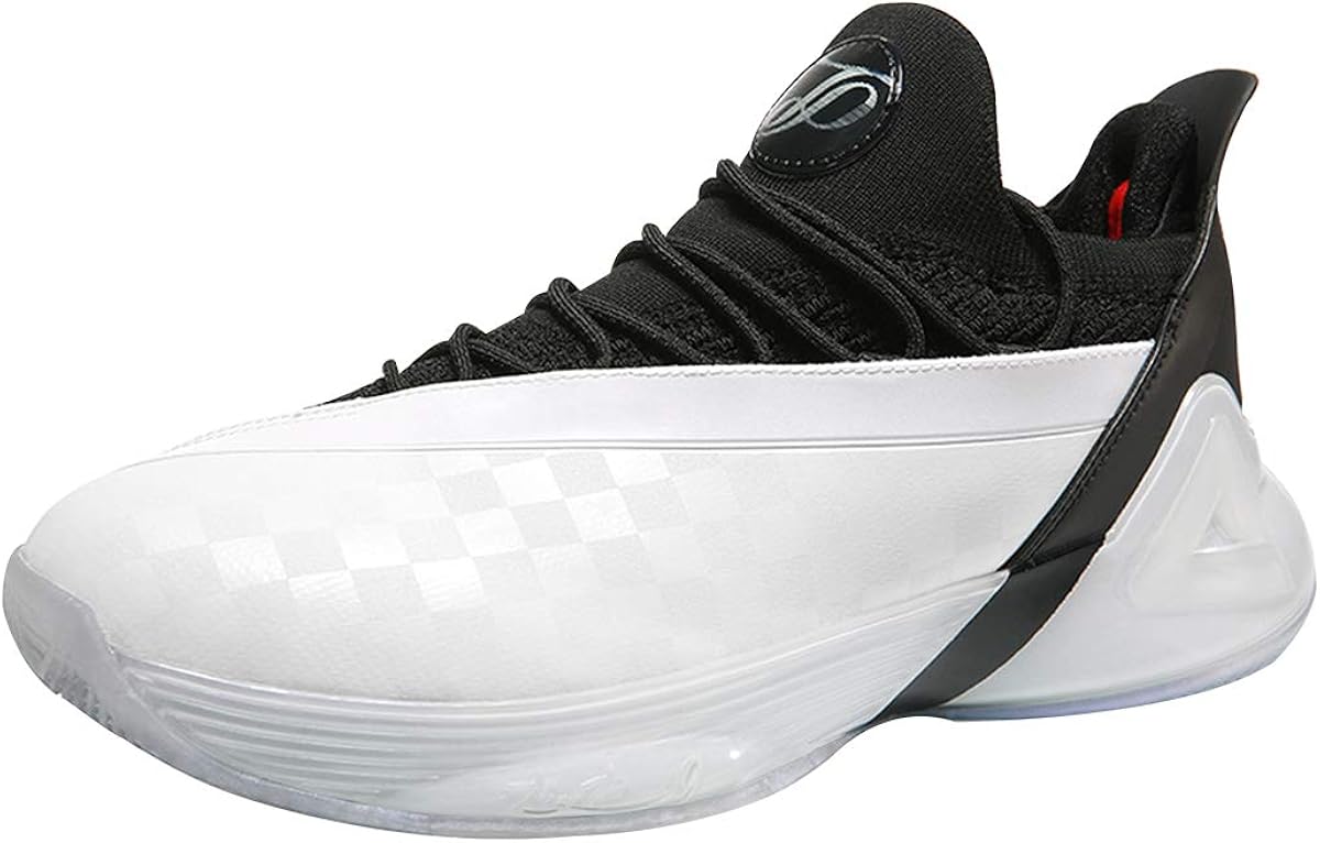  | PEAK Mens Basketball Shoes Tony Parker 7 Taichi Adaptive Cushioning Sneakers Non-Slip Sports Shoes for Running, Walking, Fitness | Basketball