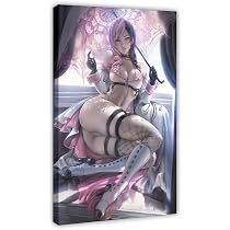 Amazon.com: Póster porno de anime para adultos, sexy, en topless ...