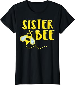 Sister Bee Cute Family Matching Sis Girls Women Kids Toddler T-Shirt